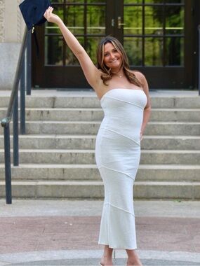 Princess Polly | Dresses | Princess Polly White Strapless Pleated Sheath Dress | Poshmark Princess Polly | Dresses | Princess Polly White Strapless Pleated Sheath Dress | Poshmark